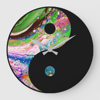 Reloj Redondo Grande Es hora de equilibrar a Yin Yang