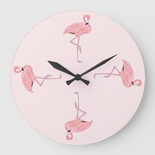 Reloj Redondo Grande Es hora de flamenco (Anverso)