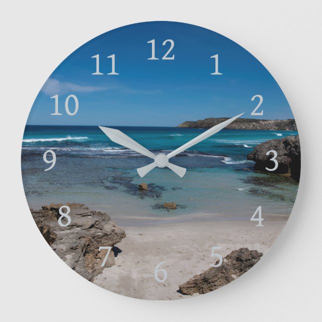 Reloj Redondo Grande Es hora de ir al paraíso (Anverso)