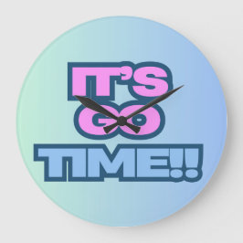 Reloj Redondo Grande Es hora de irse