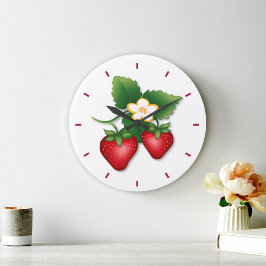Reloj Redondo Grande Es hora de Strawberry Shortcake