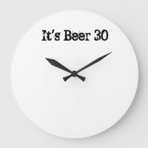 Reloj Redondo Grande Es la cerveza 30