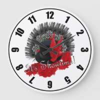 ¡Es la hora del espectáculo! Reloj grande