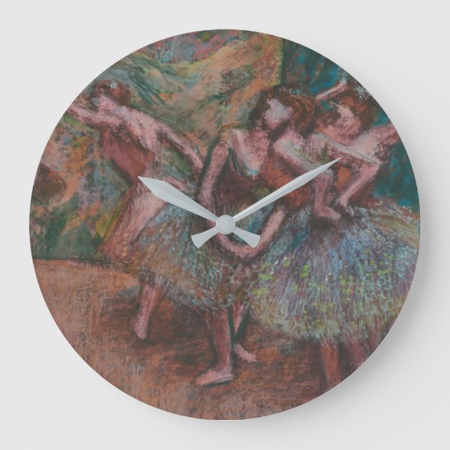 Reloj Redondo Grande Escena del ballet de Edgar Degas el | (Anverso)