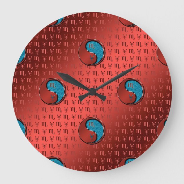 Reloj Redondo Grande Escorpio el escorpión (Anverso)