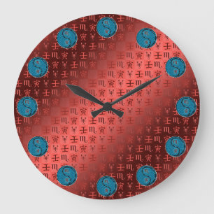 Reloj Redondo Grande Escorpio & Tigre de Agua