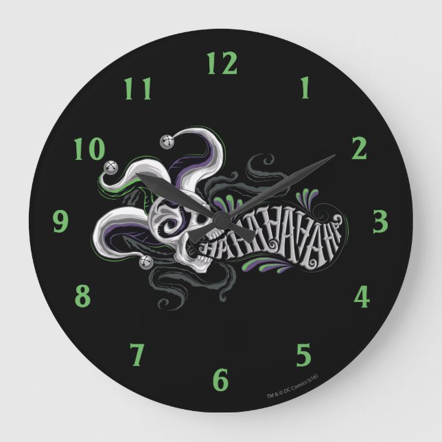 Reloj Redondo Grande Escuadrón suicida | Broker Skull - Jaja (Anverso)