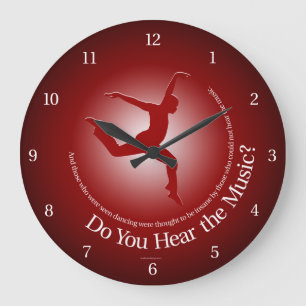 Reloj Redondo Grande ¿Escuchas La Música?