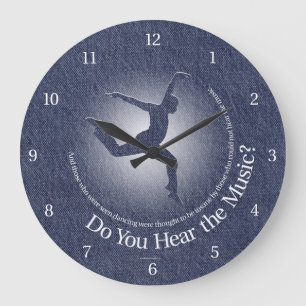 Reloj Redondo Grande ¿Escuchas La Música? Reloj grande