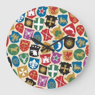 Reloj Redondo Grande Escudo de armas: Antecedentes heráldicos.