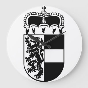 Reloj Redondo Grande Escudo de armas de Salzburgo