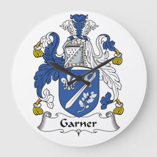 Reloj Redondo Grande Escudo de la familia del Garner