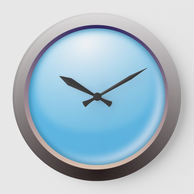 Reloj Redondo Grande Esfera enmarcada (Anverso)