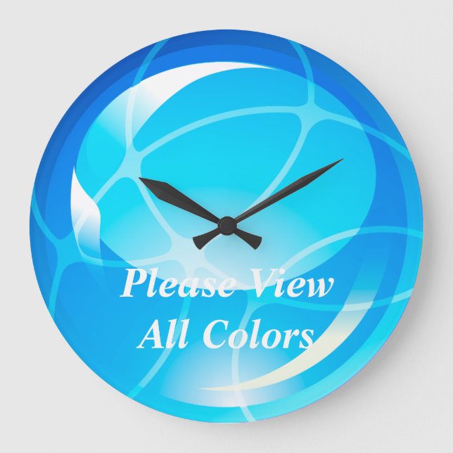 Reloj Redondo Grande Esferas de 1 a 10 bloques de pared (Anverso)