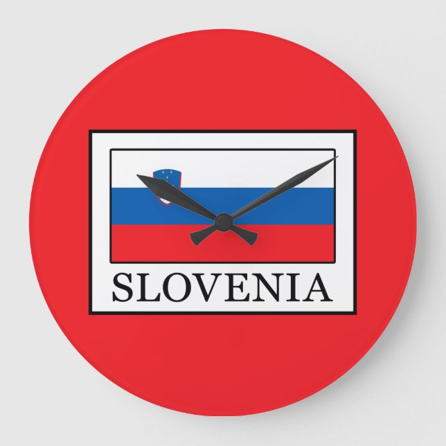 Reloj Redondo Grande Eslovenia (Anverso)