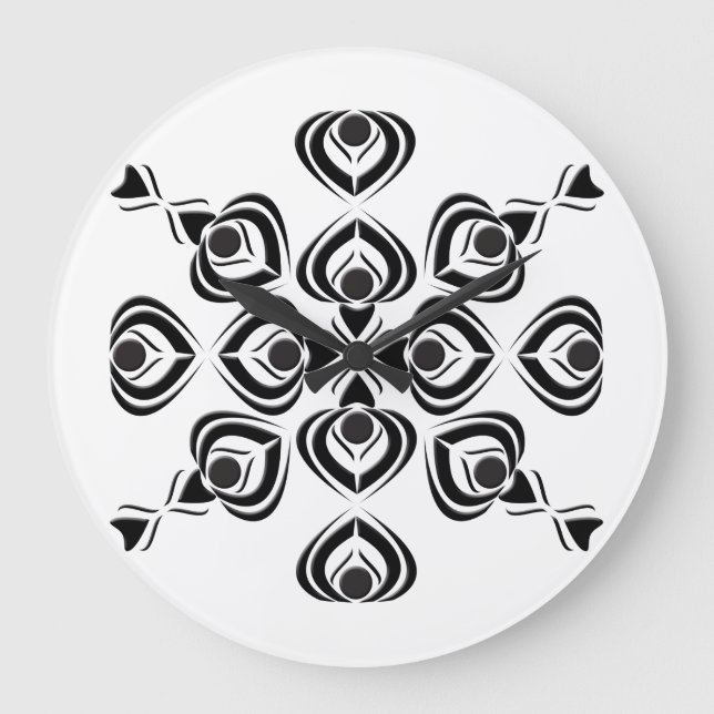 Reloj Redondo Grande Espadas (Anverso)