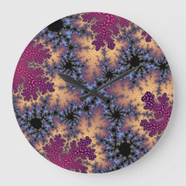 Reloj Redondo Grande Especkle de Rosa y de color