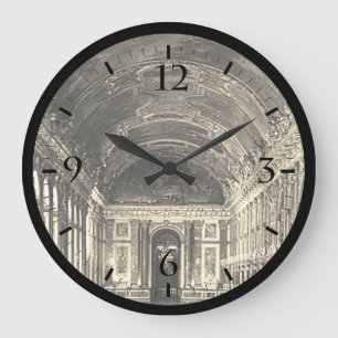Reloj Redondo Grande Espejo de galería del palacio de Versalles Francia