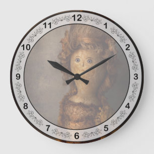 Reloj Redondo Grande Espeluznante - Muñeca - Matilda