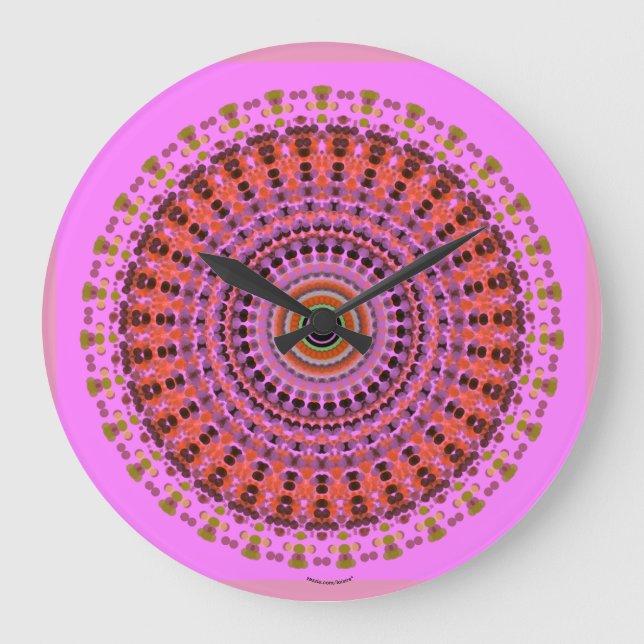 Reloj Redondo Grande Espiral (Anverso)