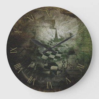 Reloj Redondo Grande Espiral de tiempo