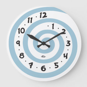 Reloj Redondo Grande Espiral juguetón