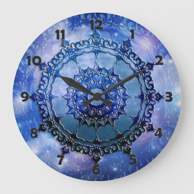 Reloj Redondo Grande Espíritu celta Mandala (Anverso)