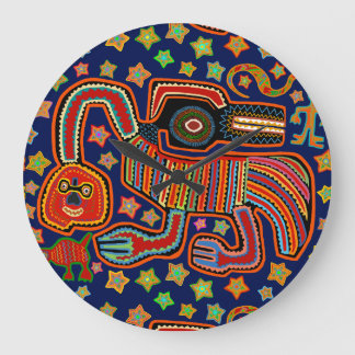 Reloj Redondo Grande Espíritu Chamán Serpiente