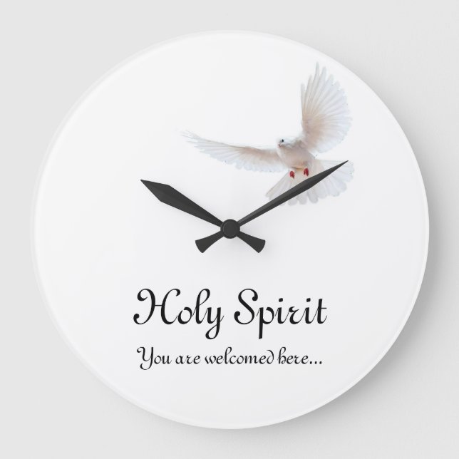 Reloj Redondo Grande Espíritu Santo (Anverso)