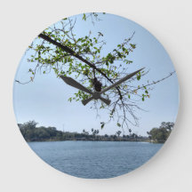 espléndida vista lateral del lago