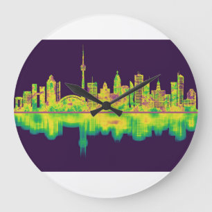 Reloj Redondo Grande Esquina de Toronto Canadá