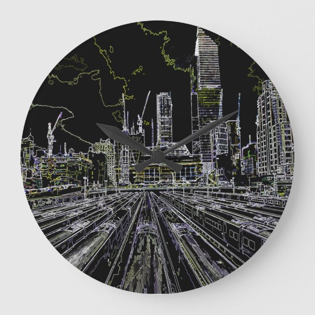 Reloj Redondo Grande Estación de Manhattan (Anverso)