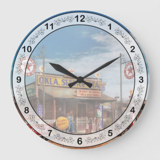 Reloj Redondo Grande Estación de Servicio - Estación de Servicio de Okl
