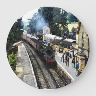 Reloj Redondo Grande Estación de tren