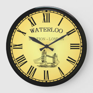 Reloj Redondo Grande Estación Waterloo ~ Tower Bridge ~ Londres Inglate