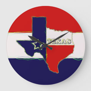RELOJ REDONDO GRANDE ESTADO DE TEXAS