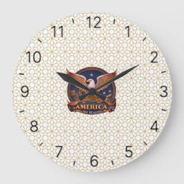 Reloj Redondo Grande Estados Unidos, la belleza