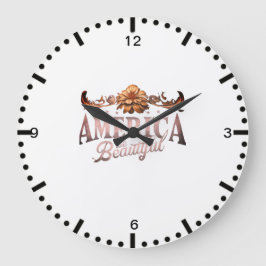 Reloj Redondo Grande Estados Unidos, la belleza