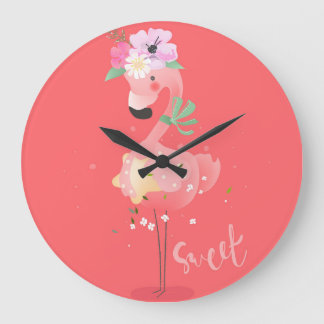 Reloj Redondo Grande Estampa de flamenco