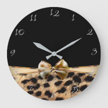 Estampado Animal Leopardo Guepardo Negro y Dorado
