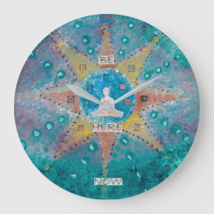 Reloj Redondo Grande Estar aquí ahora mismo
