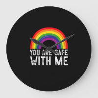 Estás Seguro Conmigo LGBTQ Mes del Orgullo Arcoíri