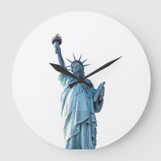 Reloj Redondo Grande Estatua de la libertad (Anverso)