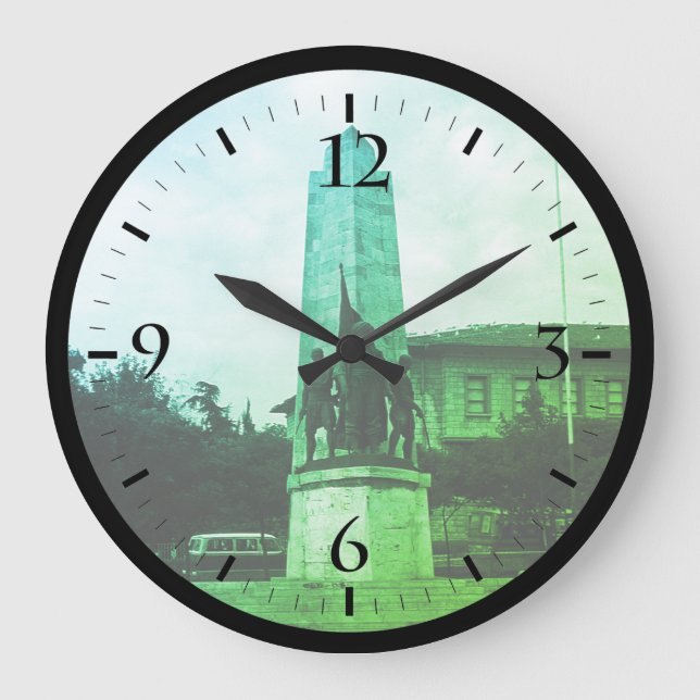 Reloj Redondo Grande Estatua vintage de Estambul de Barberousse Grande  (Anverso)