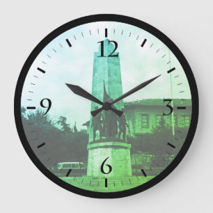 Reloj Redondo Grande Estatua vintage Turquía Estambul Barberousse Grand