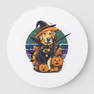 Reloj Redondo Grande Este es mi disfraz de perro aterrador para Hallowe