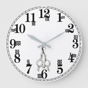 Reloj Redondo Grande Estilista de cabello