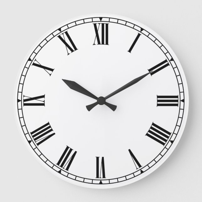Reloj Redondo Grande Estilo de sombreado 01 (Anverso)