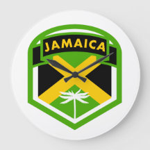 Estilo Escudo de bandera jamaiquina