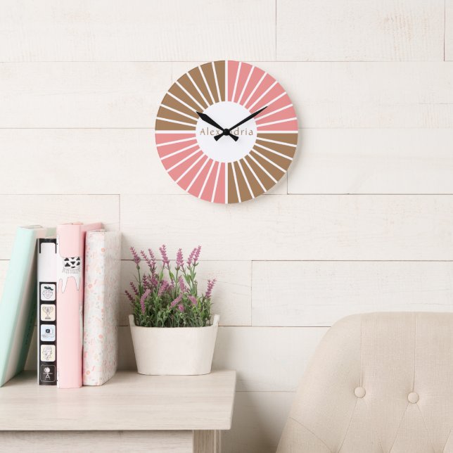 Reloj Redondo Grande Estilo moderno personalizado (Sala de lectura)